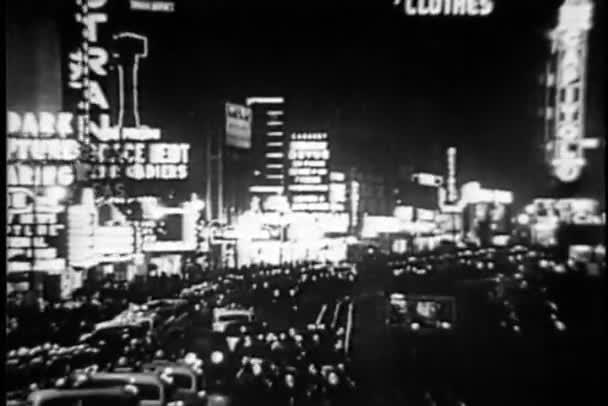 Times square, new york city, třicátých let