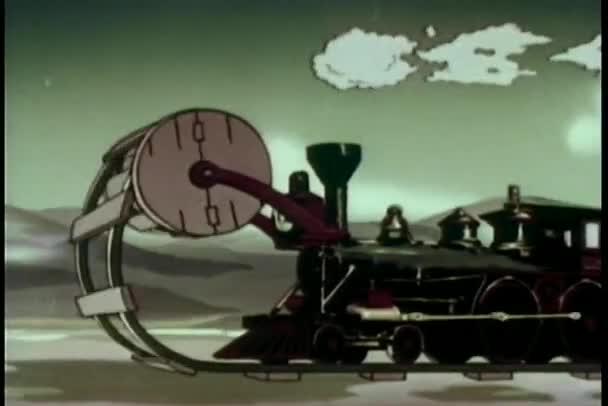 Γελοιογραφία της αμαξοστοιχίας περί ιδίας κομμάτια — Αρχείο Βίντεο