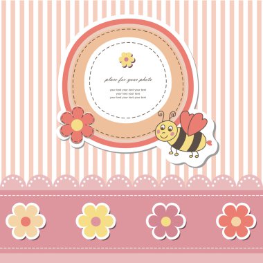 Vintage doodle oyuncak için vektör çerçeve