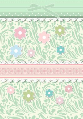 Sevgililer günü kartı vektör için pembe bir arka plan