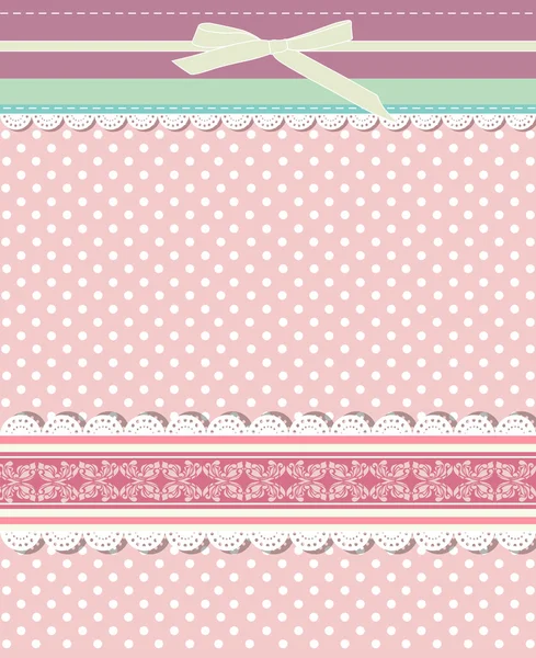 Vintage background for invitation card vector — Stockvector