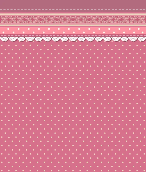 Vintage background for invitation card vector — Stok Vektör