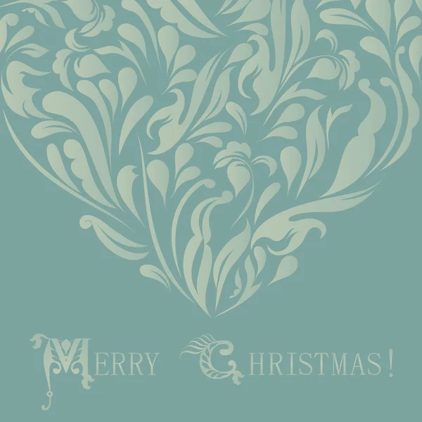 美しいメリー クリスマス カード ベクトル eps 10 — ストックベクタ