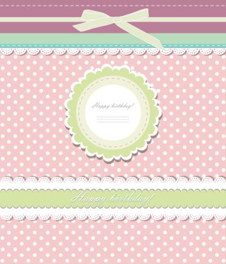 Vintage background for invitation card vector
