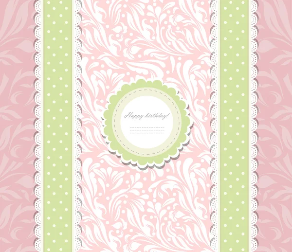 Vintage background for invitation card vector