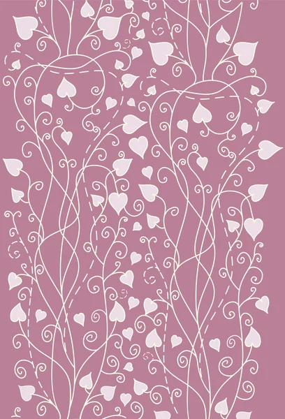 Sfondo retrò per valentine day card vector — Vettoriale Stock