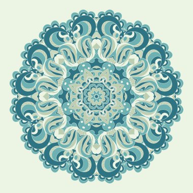 güzel mavi süs vektör arka plan