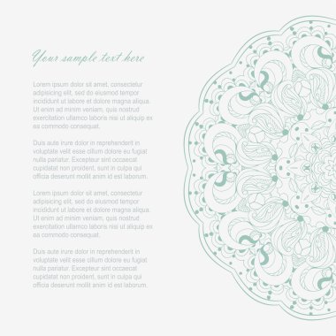 güzel kış renkli dantel süs kart vektör için