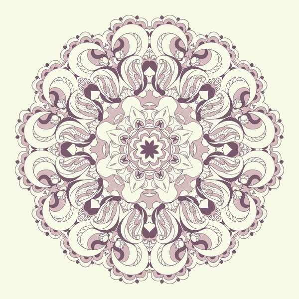 Beau motif en dentelle violette vecteur de fond — Image vectorielle