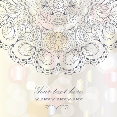 güzel Arabesk dantel Model arka plan vektör