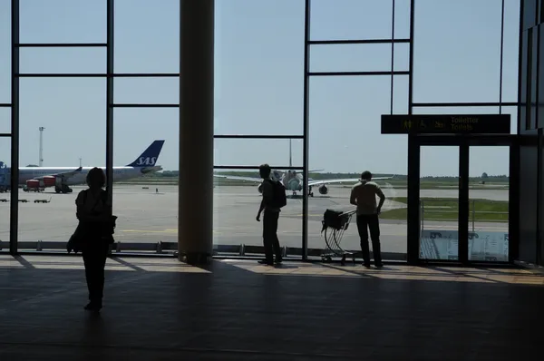 Op de airoport — Stockfoto