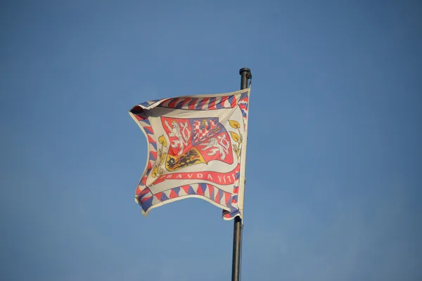 Presidentens flagga Tjeckien — Stockfoto