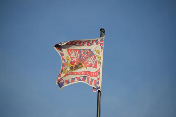 Bandiera presidenziale della Repubblica ceca Immagini Stock Royalty Free