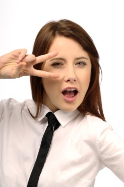 başarılı genç kadın