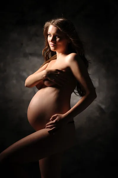 Těhotné děvče — Stock fotografie