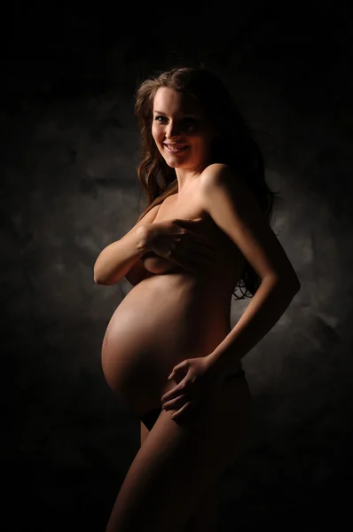 Gravid flicka — Stockfoto