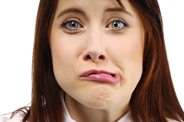 Mujer en problemas — Foto de Stock