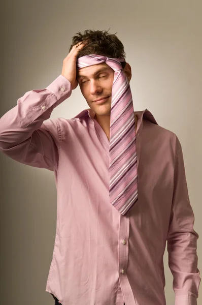 Man with Headache — Stock Photo, Image