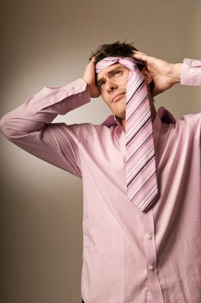 Man with Headache — Stock Photo, Image