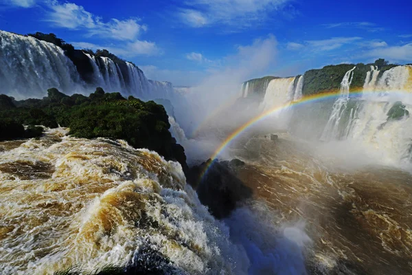 Iguazu falls, ďáblové krku, garganta del diablo — Stock fotografie