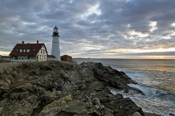 Lighthouse in Maine — Stock Photo, Image