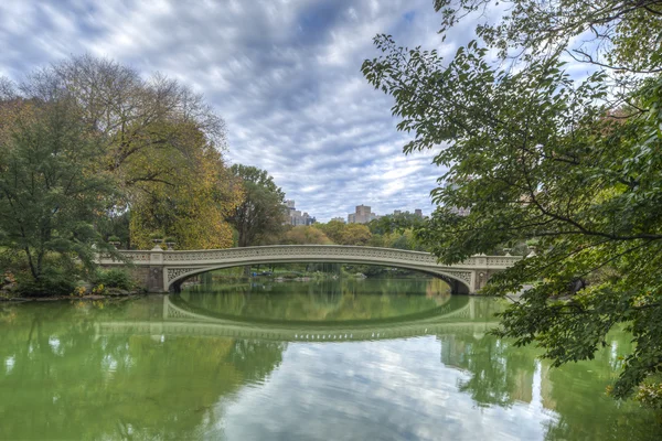 Central Park puente de proa — Foto de Stock