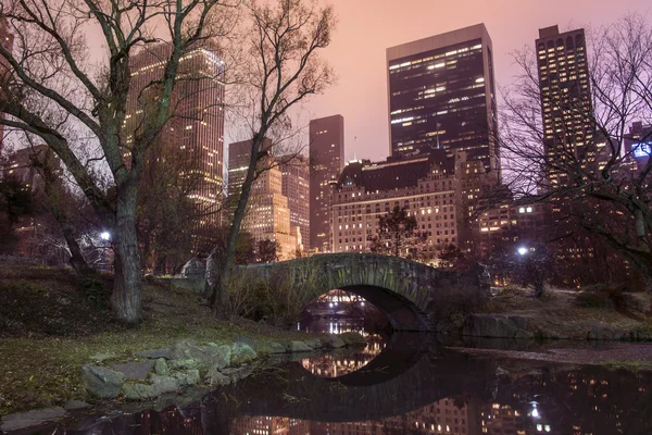 Gapstow köprü central park, new york city — Stok fotoğraf