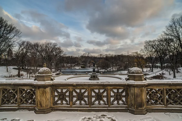 Central Park, New York City Bethesda-Terrasse — Stockfoto