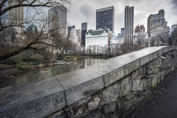 Gapstow köprü central park, new york city — Stok fotoğraf