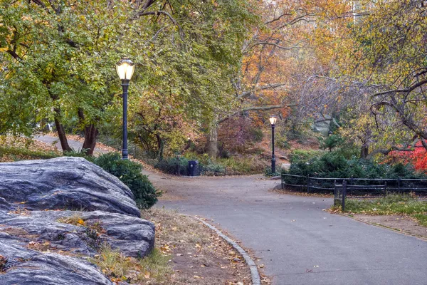 Central park hösten — Stockfoto