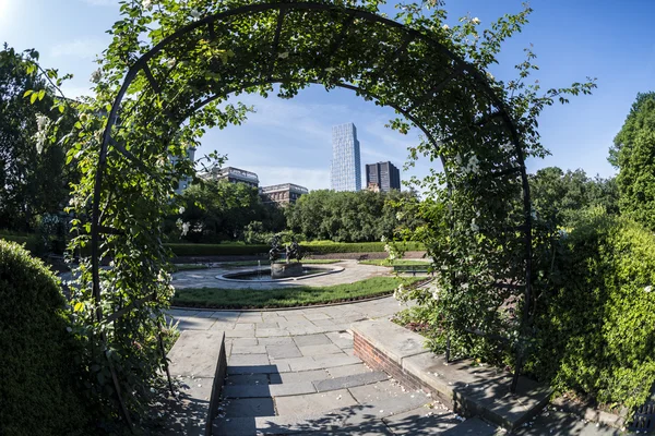 Central park, Nowy Jork ogrodu Konserwatorium — Zdjęcie stockowe