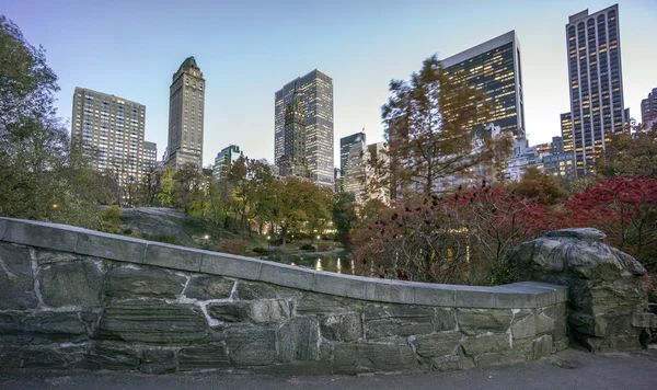 Ponte di Gapstow Central Park, New York — Foto Stock