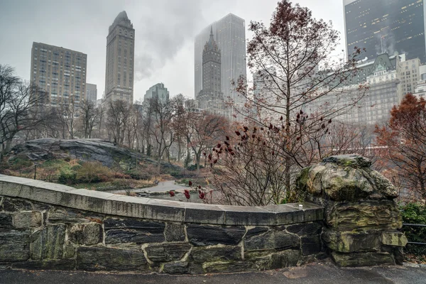 Ponte di Gapstow Central Park, New York — Foto Stock