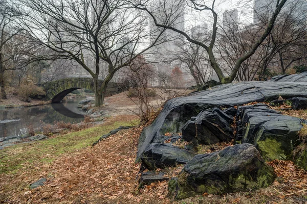 Gapstow köprü central park, new york city — Stok fotoğraf