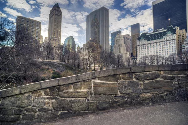 Gapstow mostek central park, Nowy Jork — Zdjęcie stockowe