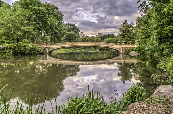 Łuk mostu centrum park, Nowy Jork — Zdjęcie stockowe