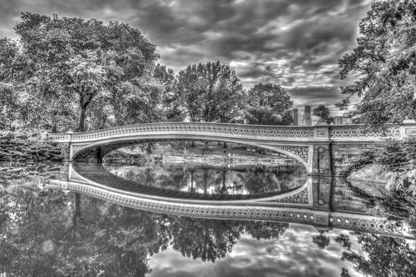 Bow bridge Central Park, New York — Foto Stock