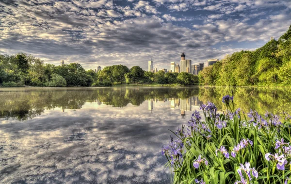 El lago Central Park, Nueva York — Foto de Stock