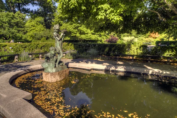 The Conservatory Garden Central Park, New York City — Stock Photo, Image