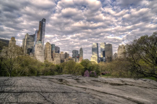 Utsikt över central park, new york city — Stockfoto