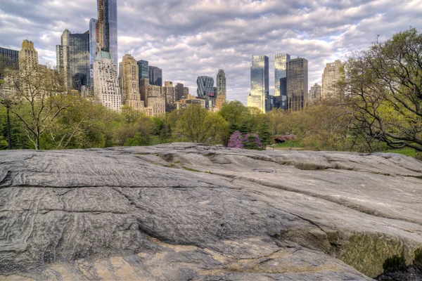 Вид на Центральный парк, Нью-Йорк — стоковое фото