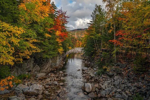 Ősz Swift Folyónál New Hampshire Ben — Stock Fotó