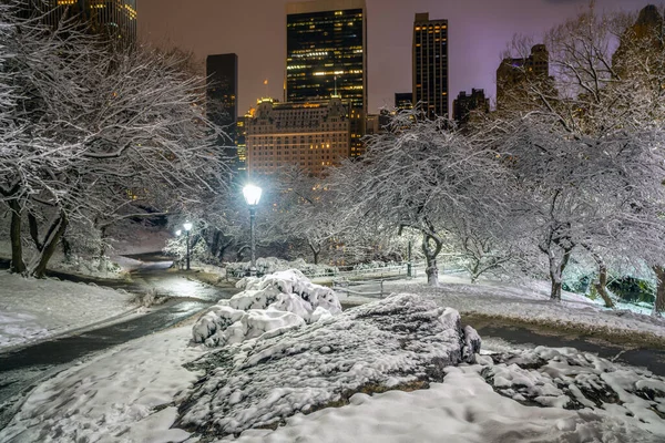 Gapstow Bridge Central Park — Stock Photo, Image