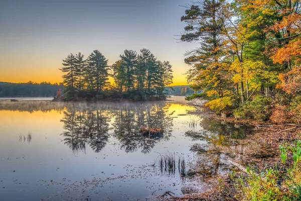 Harriman State Park Localizado Nos Condados Rockland Orange Final Outono — Fotografia de Stock