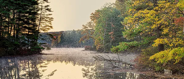 Harriman State Park Den Countys Rockland Und Orange Spätherbst Früh — Stockfoto