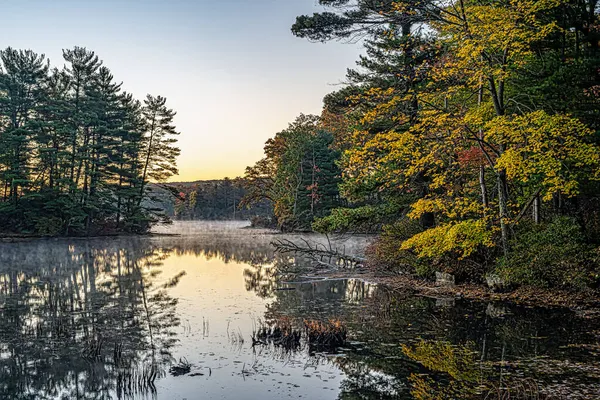 Harriman State Park Den Countys Rockland Und Orange Spätherbst Früh — Stockfoto