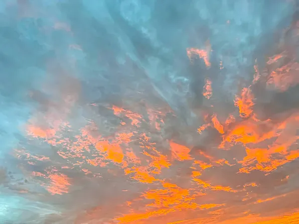 Dramatisk Sky Utenfor Floridas Kyst – stockfoto