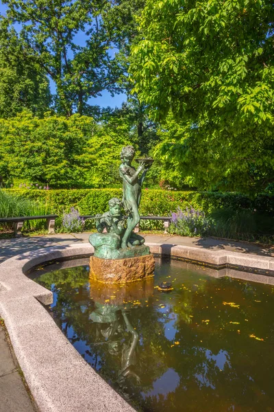 Conservatory Garden Formal Garden Northeastern Corner Central Park New York — Stock Photo, Image