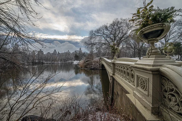 Bow Bridge Central Park Nova Iorque — Fotografia de Stock