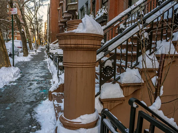 New York City Bownstone Upper East Side Manharran – stockfoto